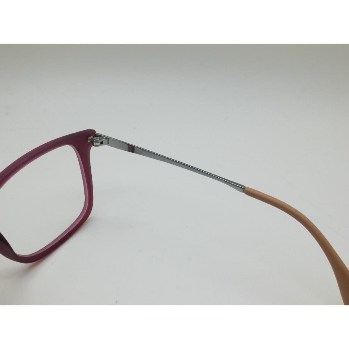 Ray-Ban eyeglasses  - Matte Violet Frame, Clear Demo Lens 3