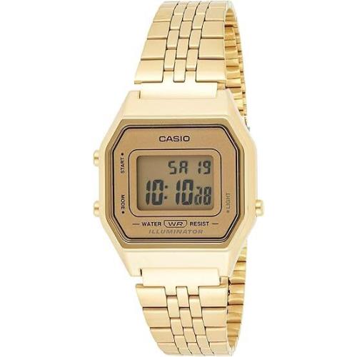 Casio LA680WGA-9 Vintage Retro Digital Watch Gold