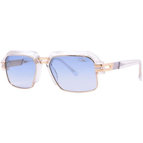 Cazal 6020 065 Sunglasses Frame Men`s Crystal/gold Full Rim Rectangle Shape
