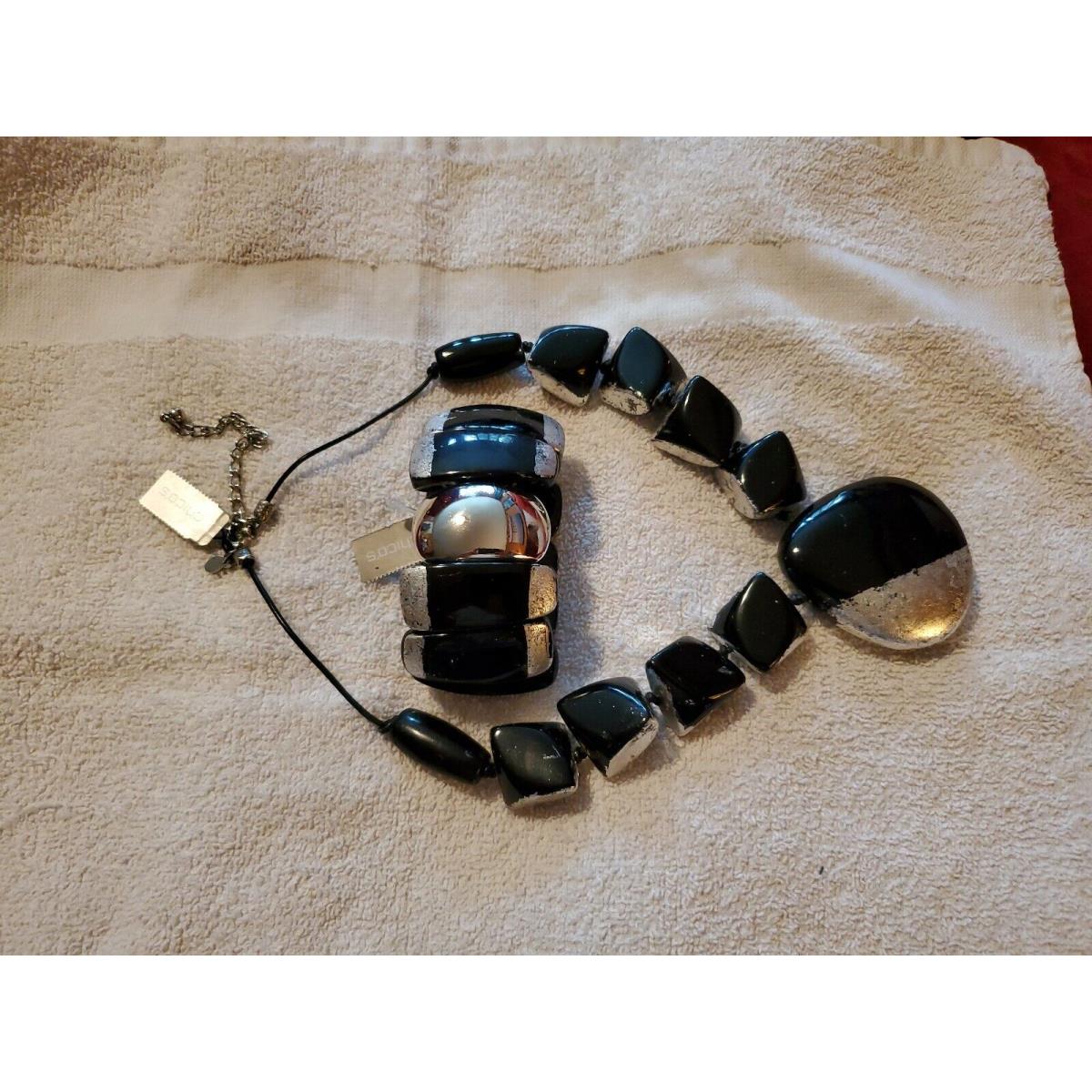 Swarovski Chico Bracelet and Necklace Set. with Price Tags. Costume