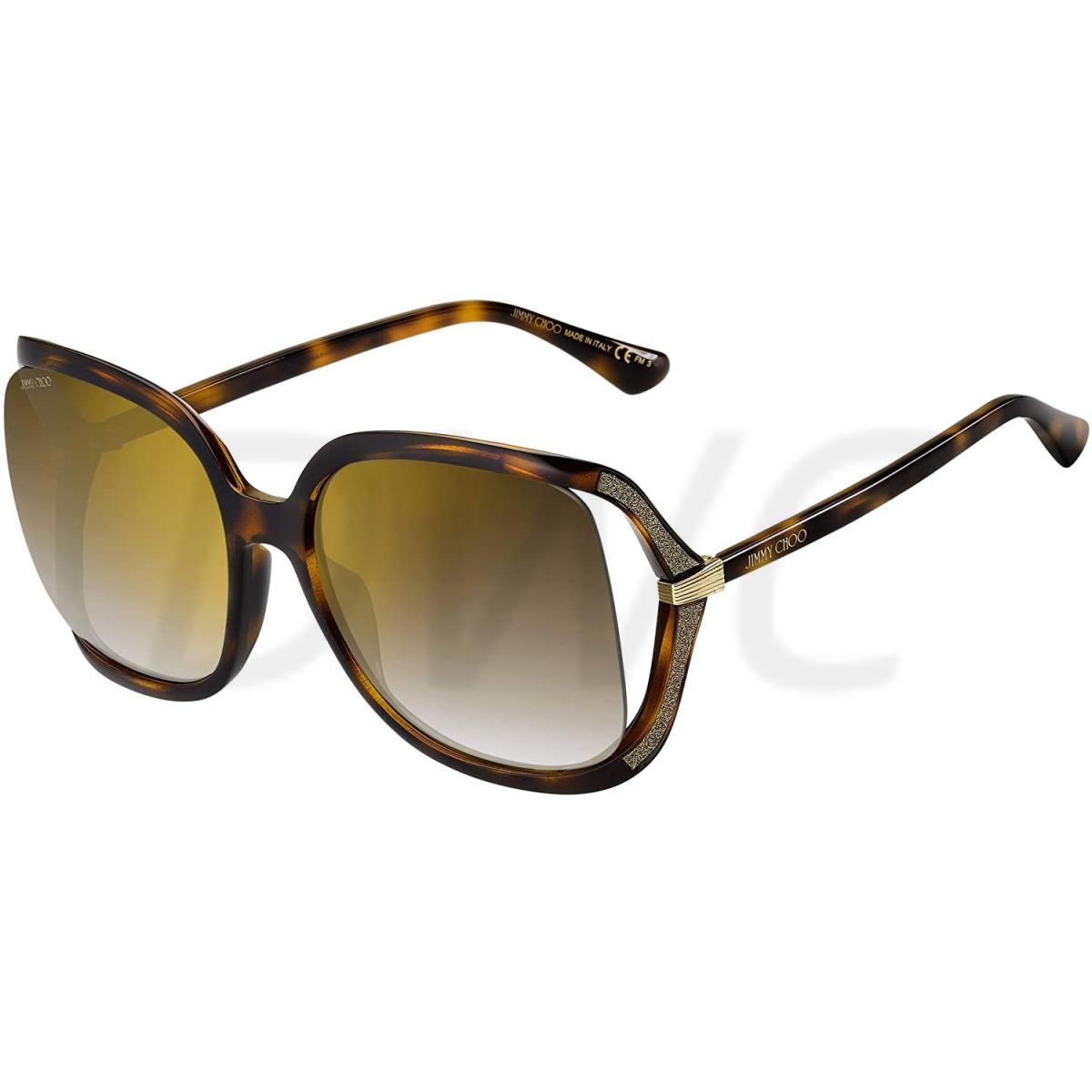 Jimmy Choo Jch Tilda 0086 Dark Havana 60/18/130 Women Sunglasses