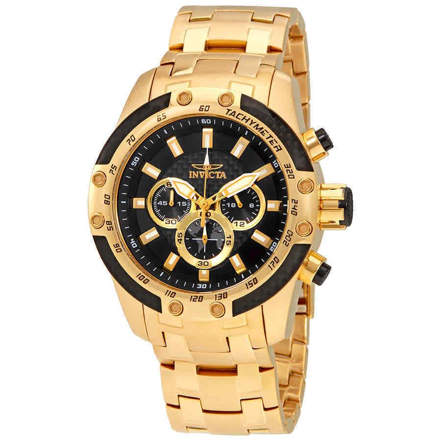 Invicta Speedway Chronograph Black Dial Men`s Watch 25944