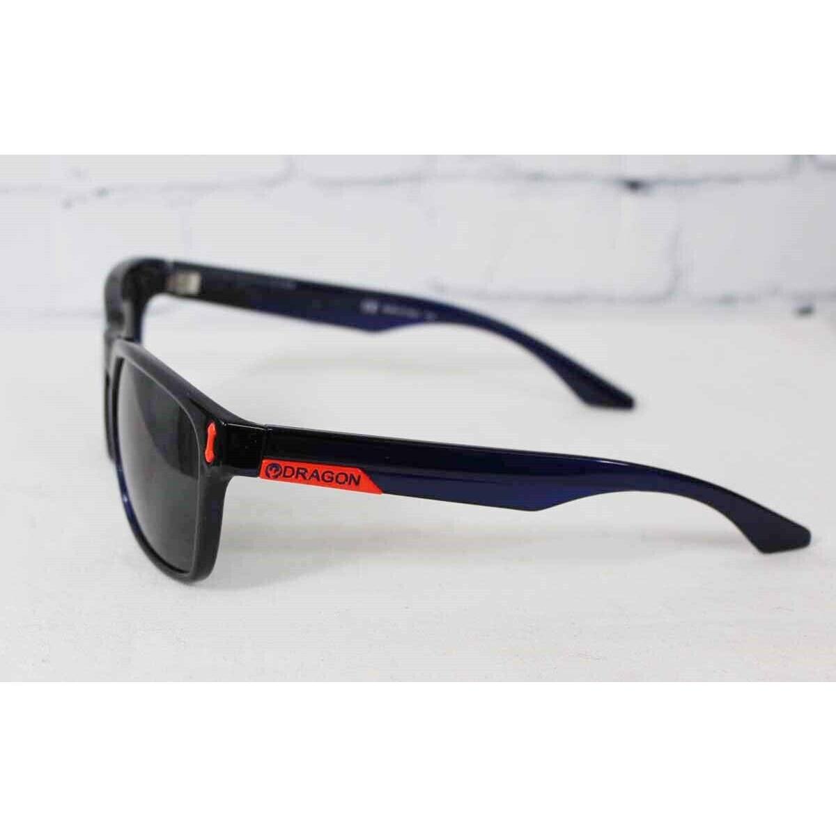 Dragon Monarch Sunglasses Crystal Navy / Grey Lens