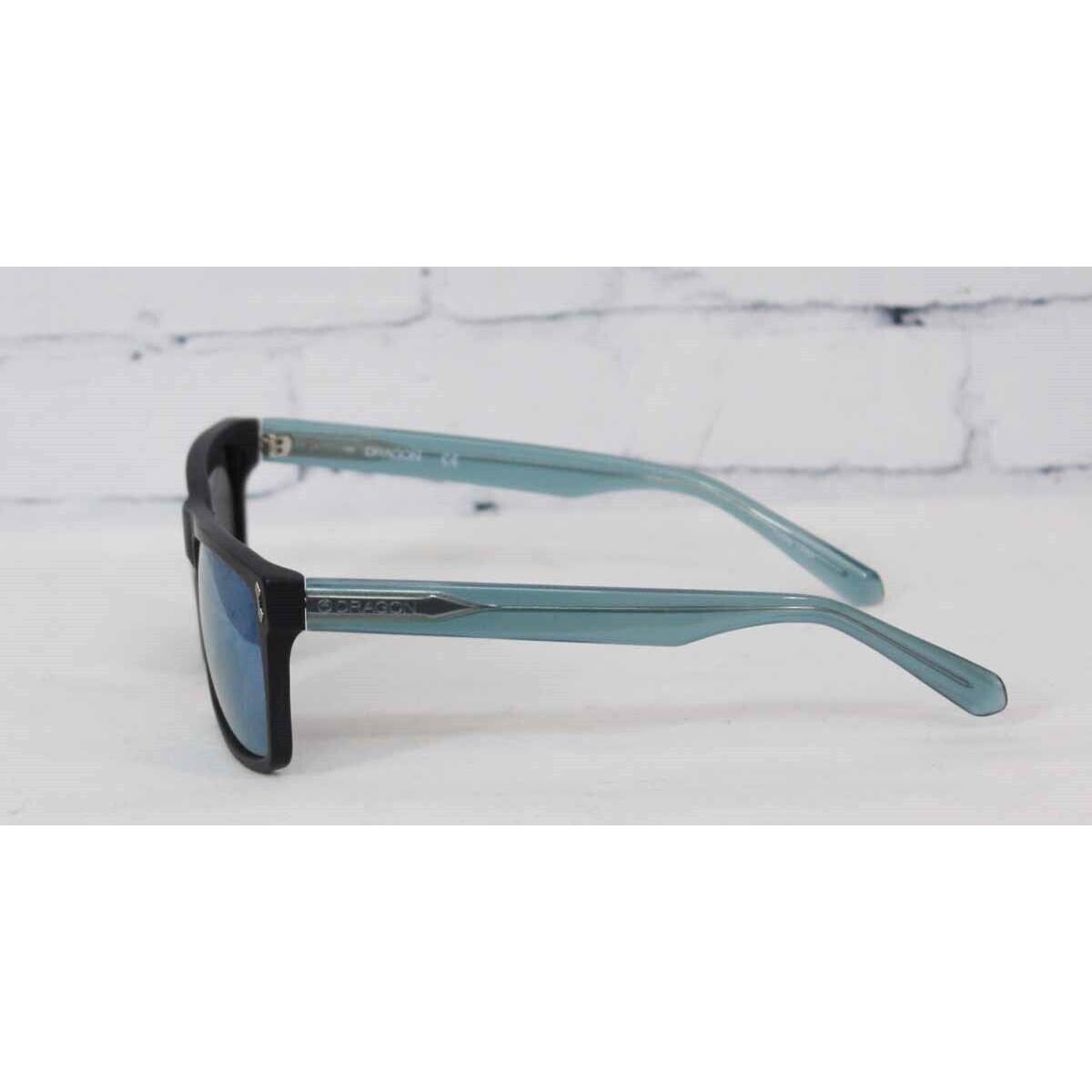 Dragon Blindside Sunglasses Matte Black Blue Ion Mirrored Lens