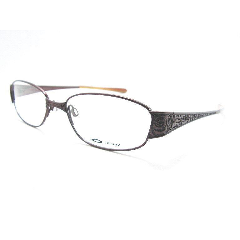 Oakley Eyeglasses Poetic 2.0 12-397 Polished Brown Frame Titanium