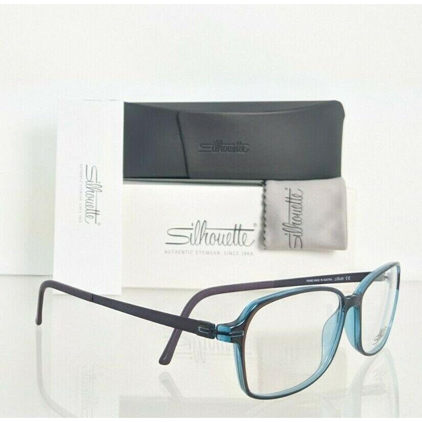 Silhouette eyeglasses  - Blue & Dark Plum color Frame 0