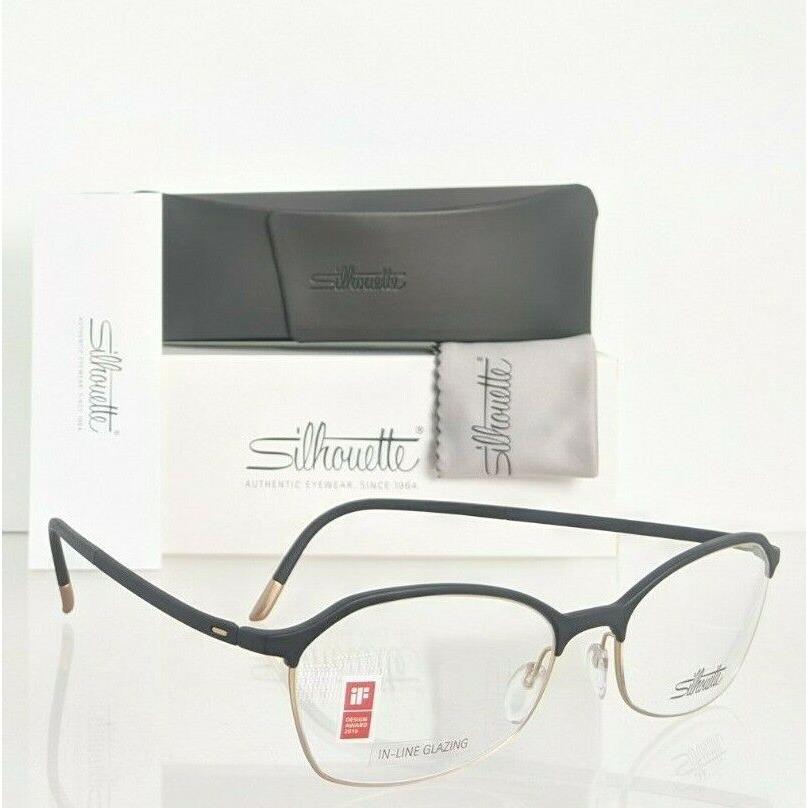 Silhouette eyeglasses  - Black & Gold Frame 1