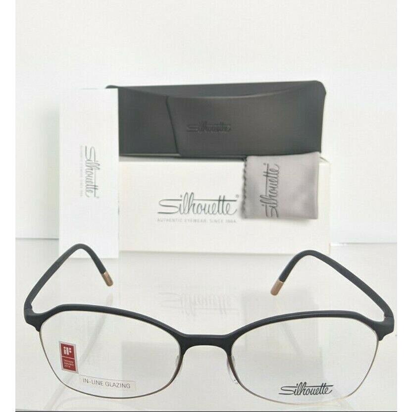 Silhouette eyeglasses  - Black & Gold Frame 2