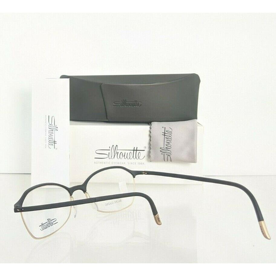 Silhouette eyeglasses  - Black & Gold Frame 4
