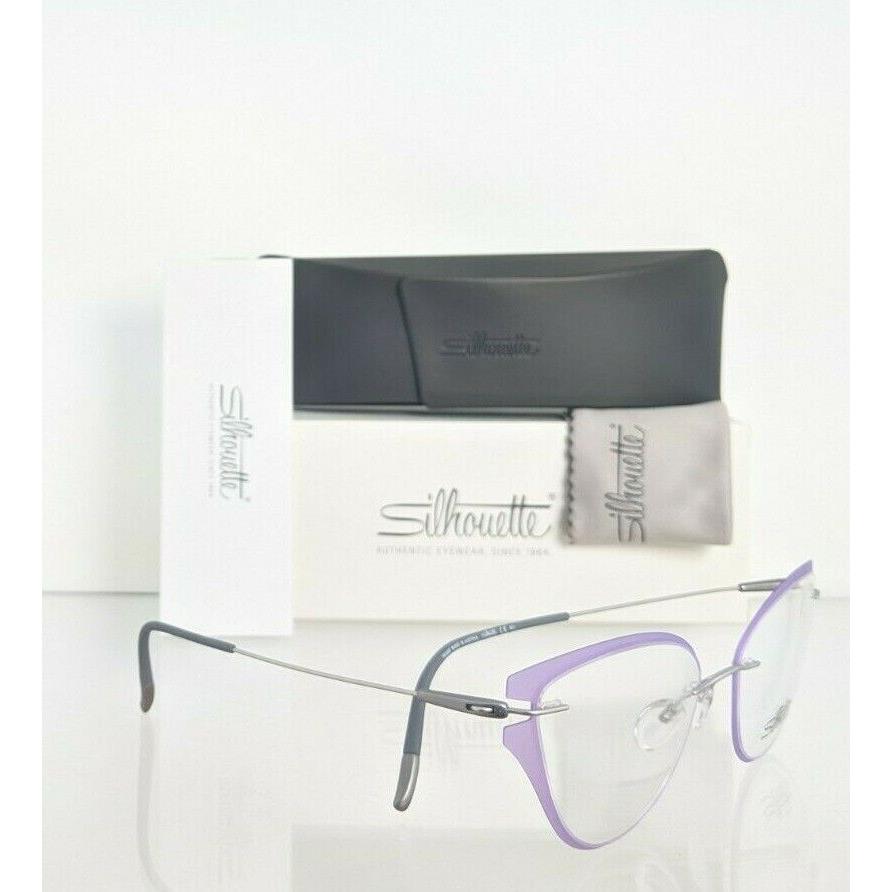 Silhouette eyeglasses  - Lavender & Silver Frame 2