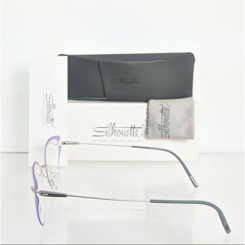Silhouette eyeglasses  - Lavender & Silver Frame 3