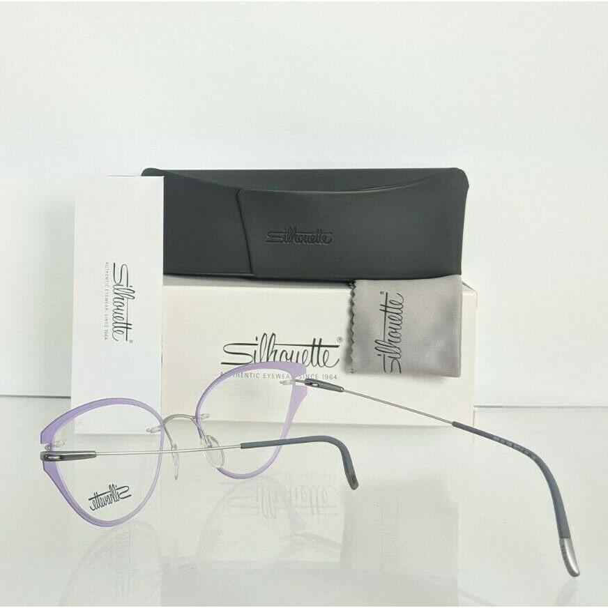 Silhouette eyeglasses  - Lavender & Silver Frame 4