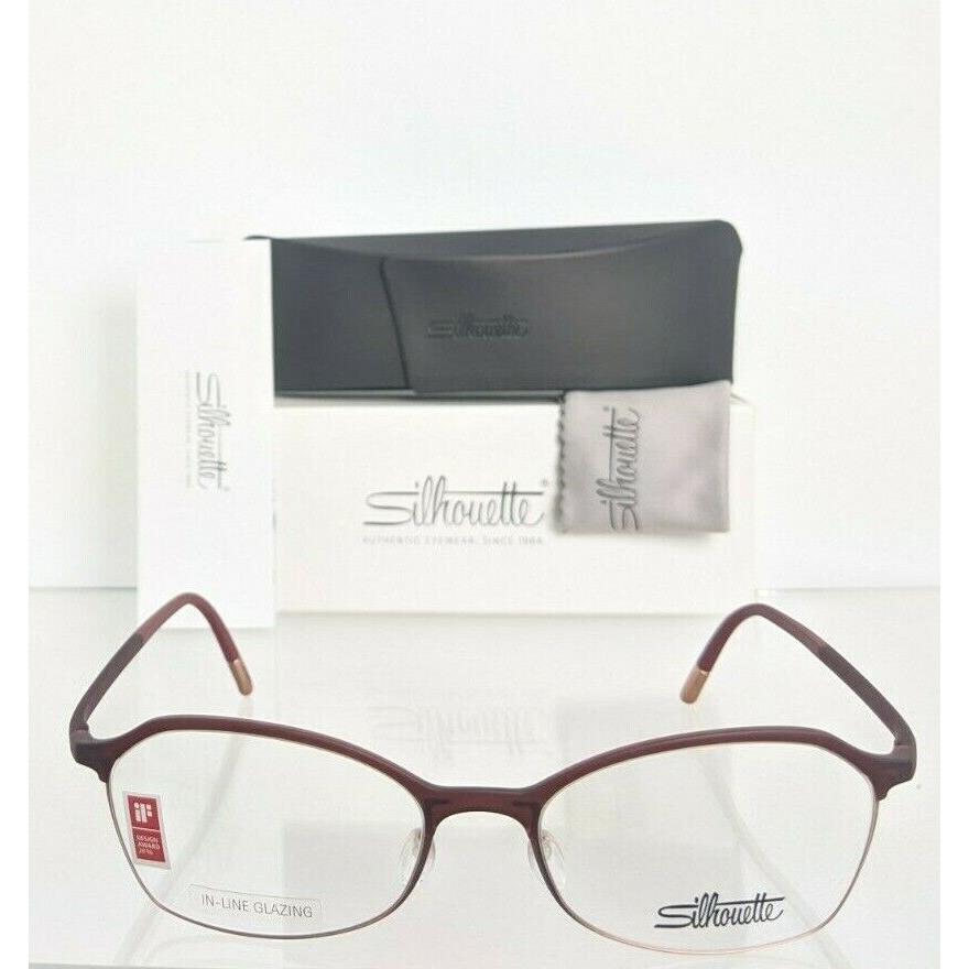 Silhouette eyeglasses  - Brown & Gold Frame 1