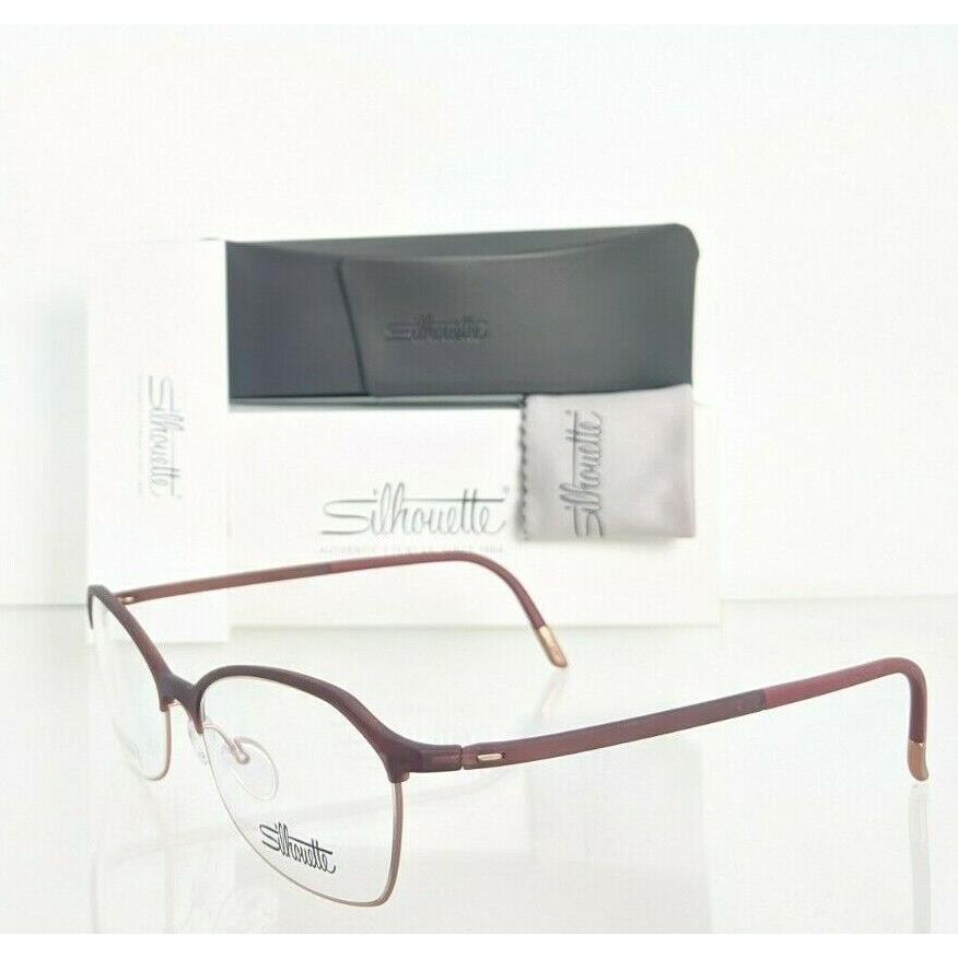 Silhouette eyeglasses  - Brown & Gold Frame 2