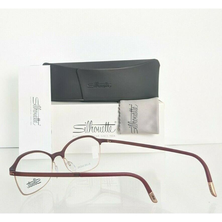 Silhouette eyeglasses  - Brown & Gold Frame 4