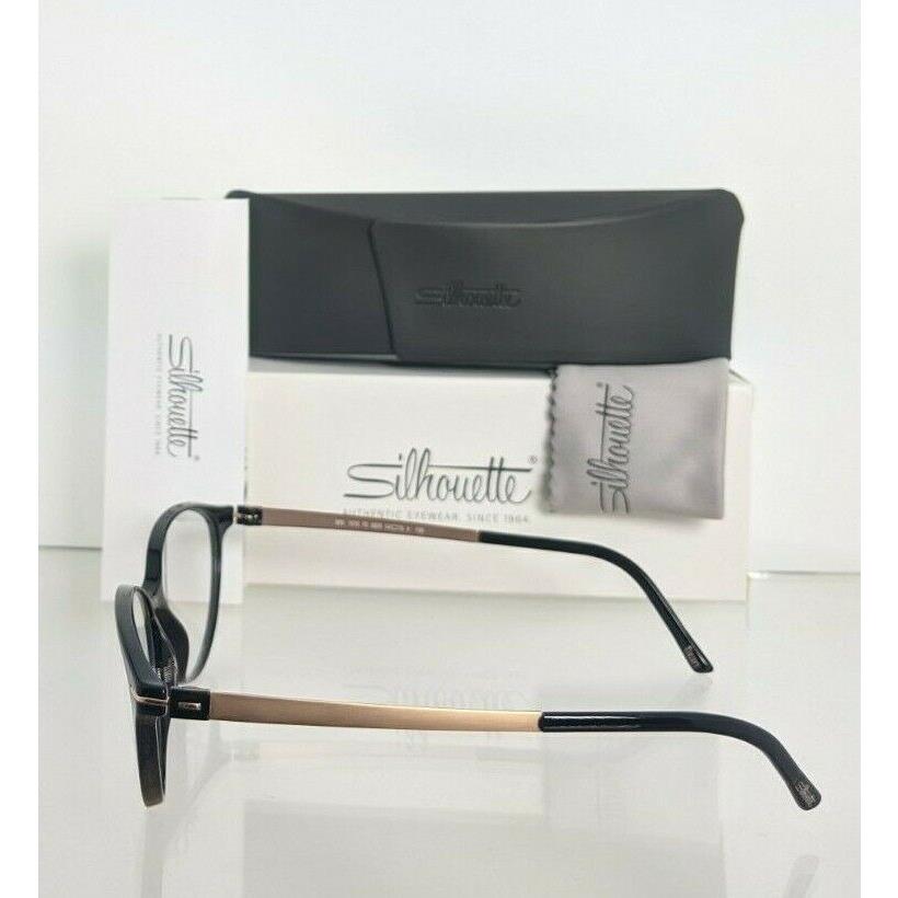 Silhouette eyeglasses  - Black & Gold Frame 3