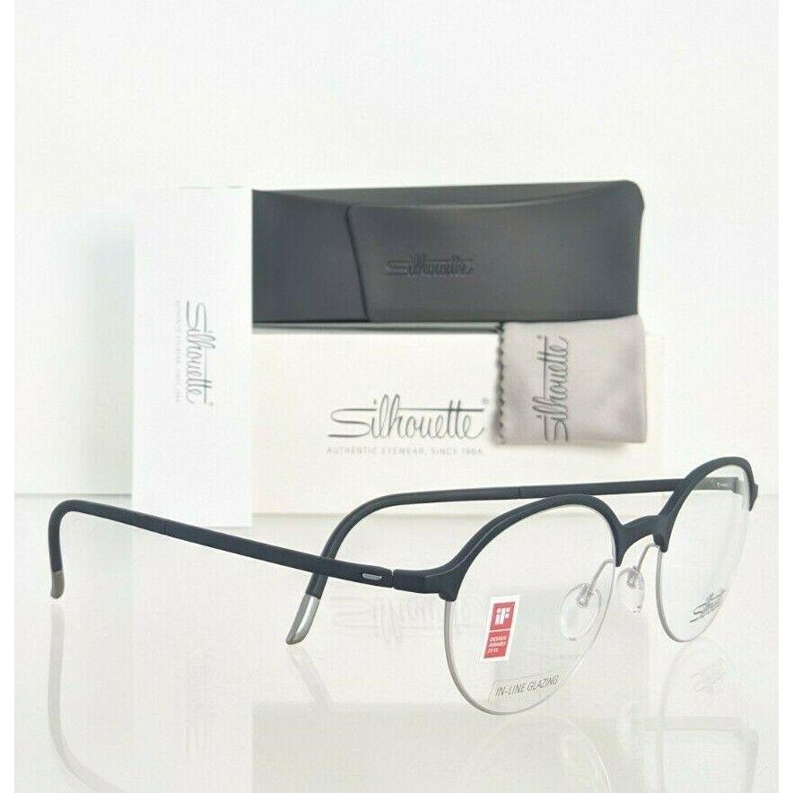 Silhouette eyeglasses  - Black Silver Frame 1