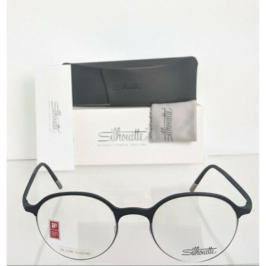 Silhouette eyeglasses  - Black Silver Frame 2