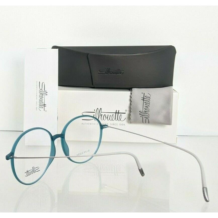 Silhouette eyeglasses  - Blue & Silver Frame 3