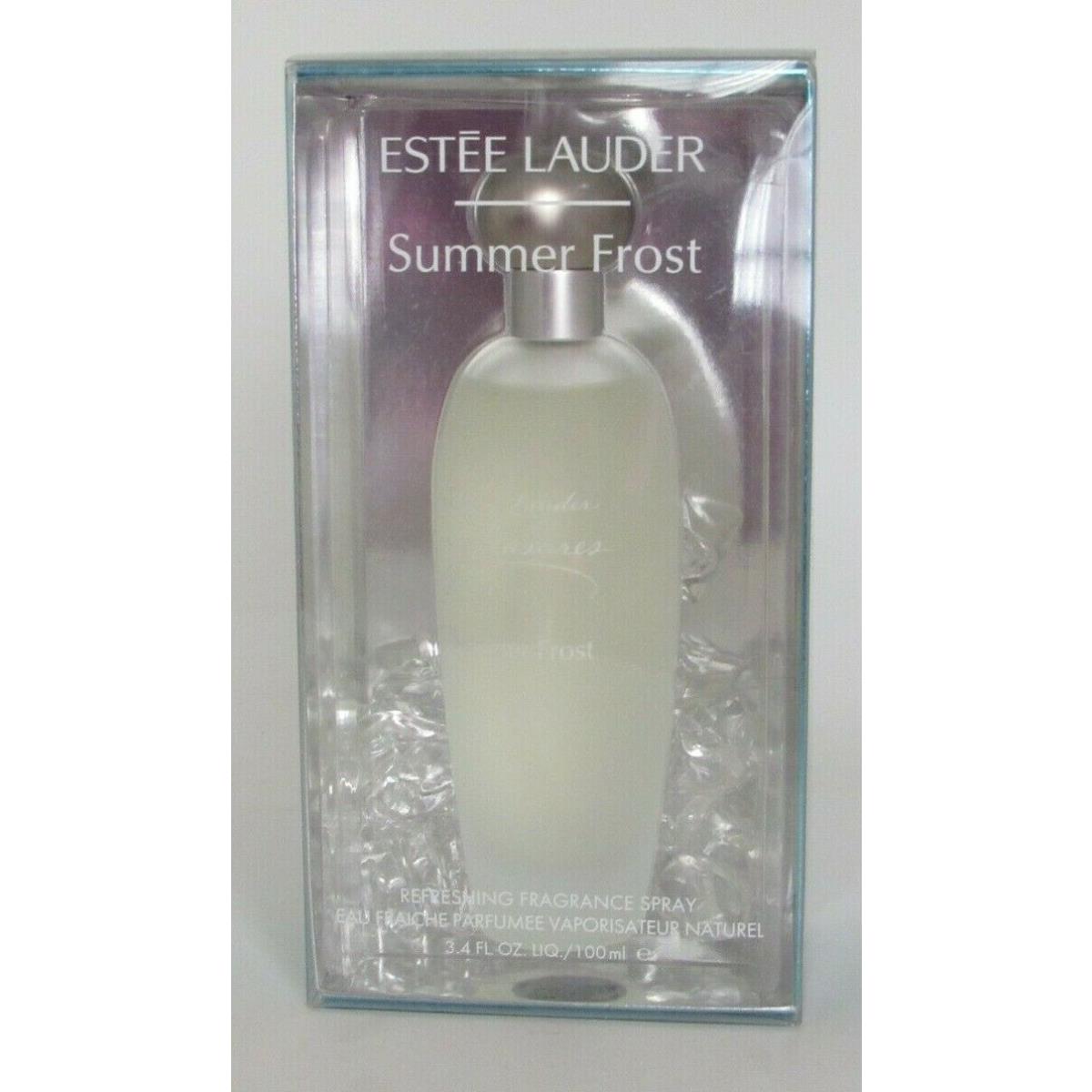 Estee Lauder Pleasures Summer Frost 3.4oz Eau Fraiche Parfumee Spray Rare