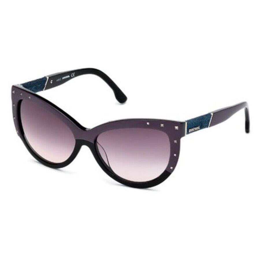 Diesel DL 0051 Col. 83B Purple Gradient Frames Sunglasses 56-14