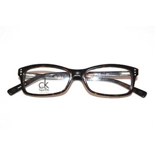 Calvin Klein eyeglasses  - Gold , Tortoise Frame, Havana Manufacturer 4