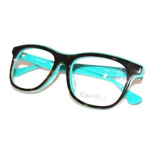 Calvin Klein eyeglasses  - Tortoise , Green Frame, Green Tortoise Manufacturer 4