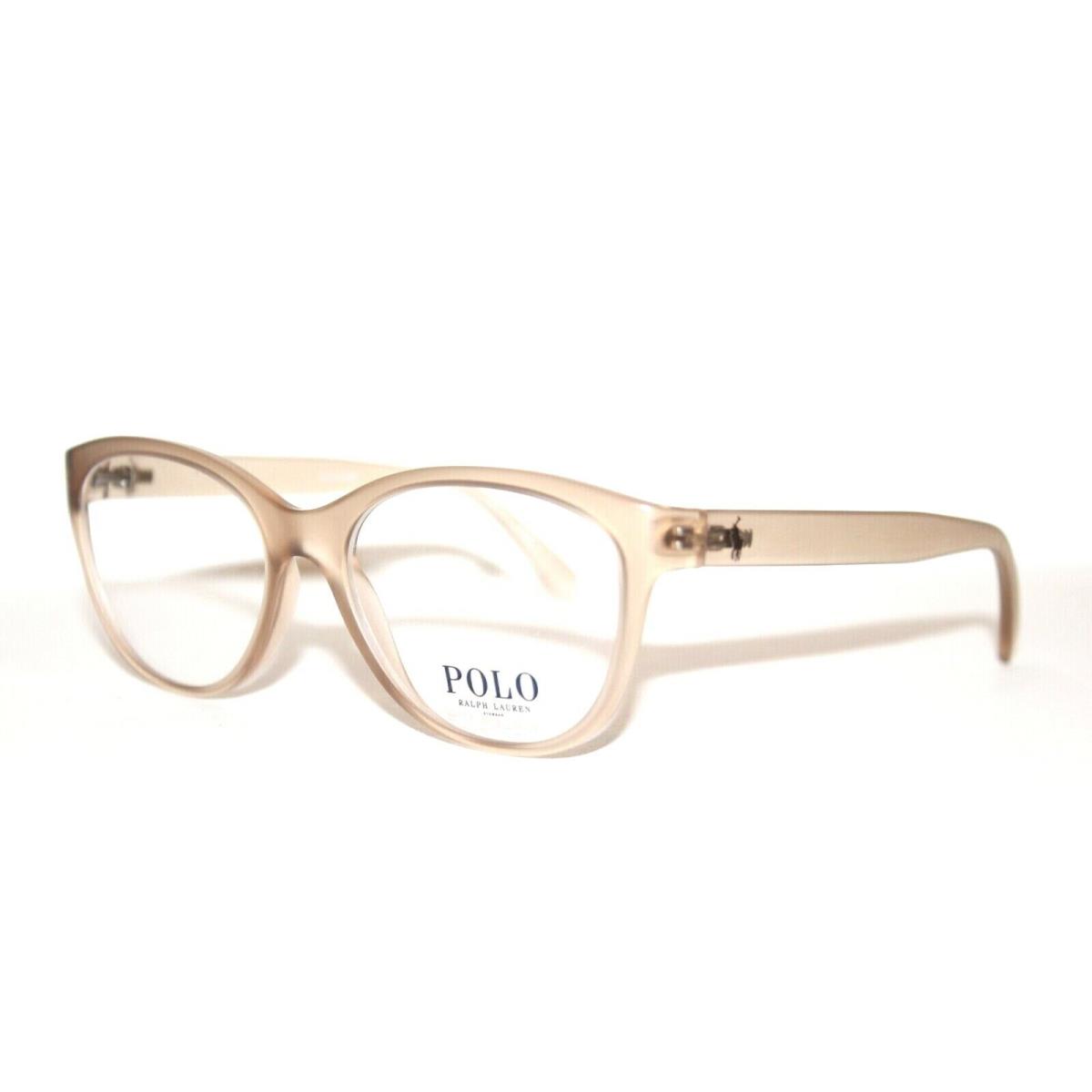 Ralph Lauren eyeglasses  - Clear Demo , Peach Frame, Peach Manufacturer 0