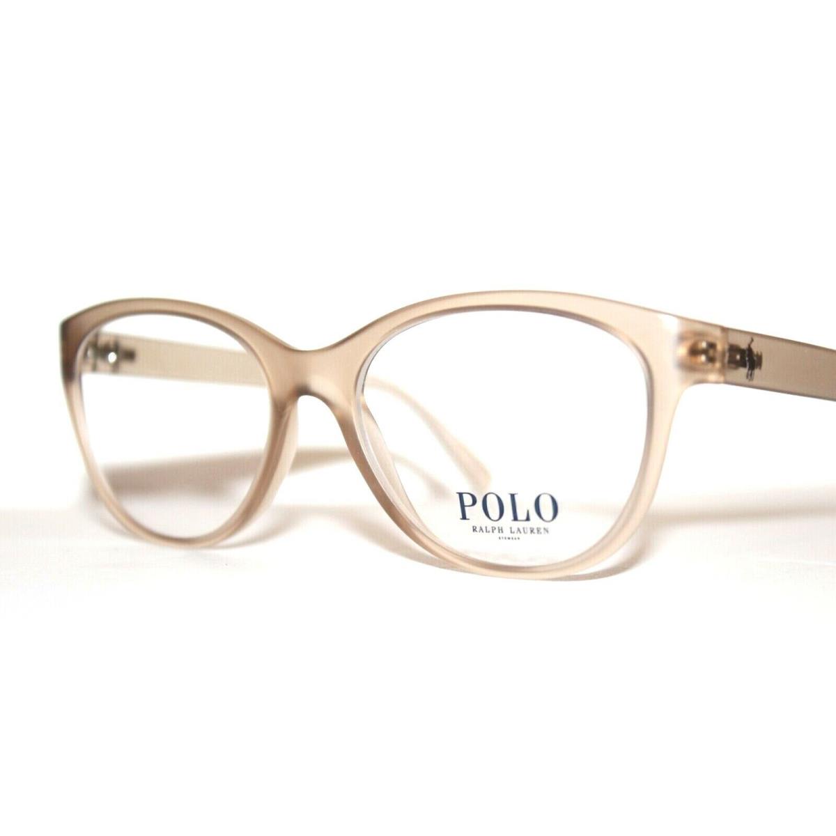 Ralph Lauren eyeglasses  - Clear Demo , Peach Frame, Peach Manufacturer 1