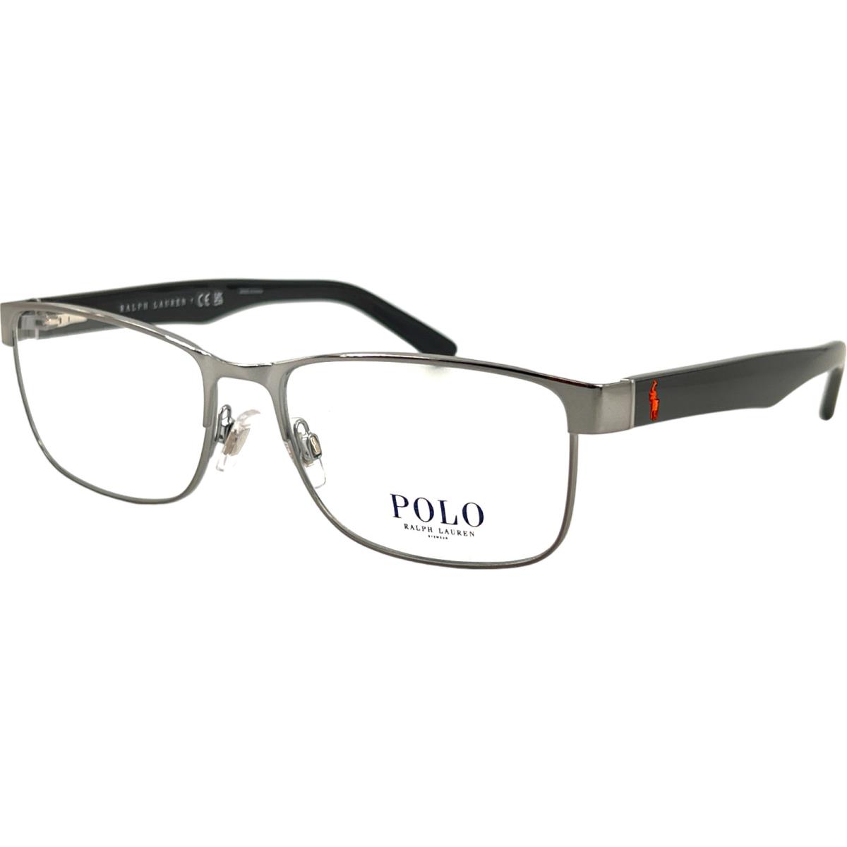 Ralph Lauren Polo PH1157 Mens Metal Eyeglass Frame 9216 Shiny Gunmetal 57-17