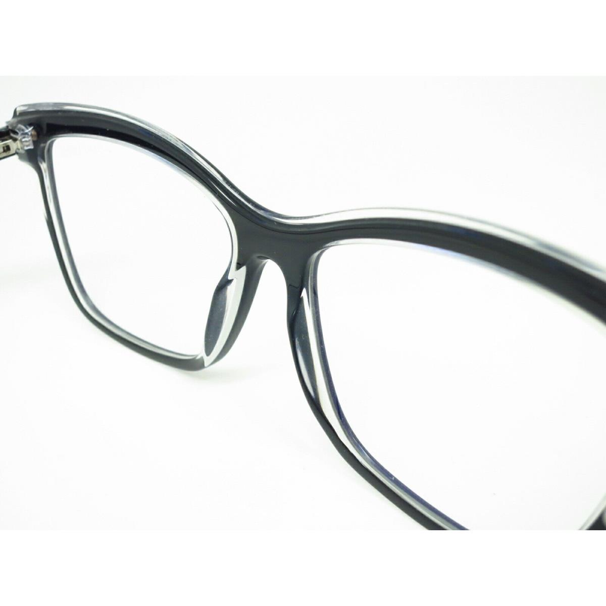 Tom Ford eyeglasses  - Shiny Black / Crystal Frame, 001 Code 2