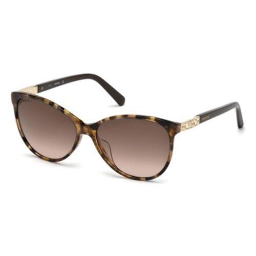 Swarovski sunglasses  - Frame: Dark Havana, Lens: Brown, Manufacturer: Dark Havana Frame / Brown Gradient Lenses 7