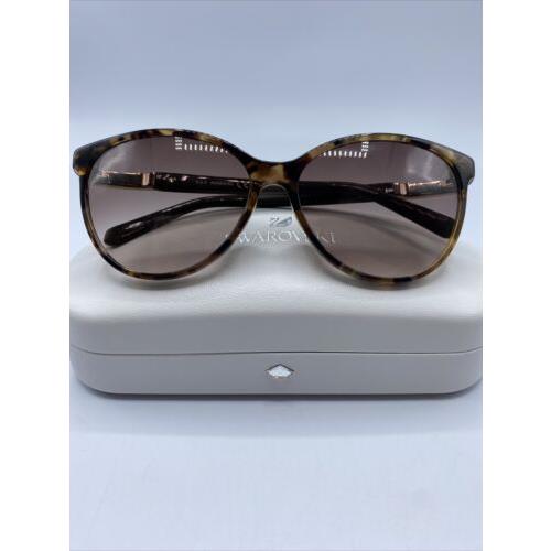 Swarovski sunglasses  - Frame: Dark Havana, Lens: Brown, Manufacturer: Dark Havana Frame / Brown Gradient Lenses 0