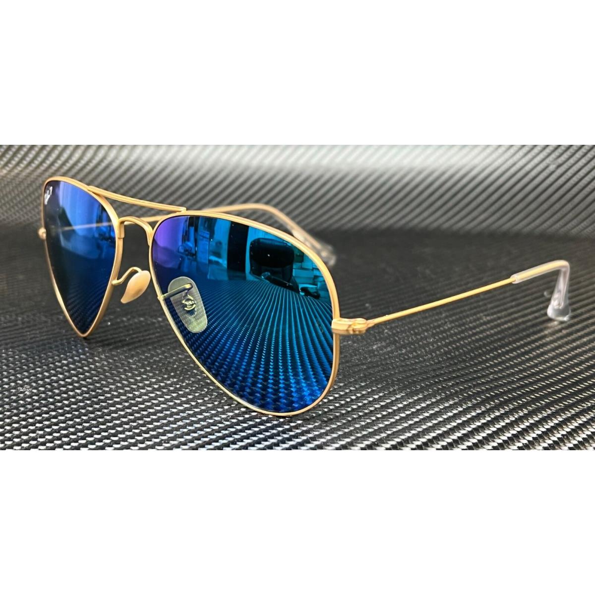 Ray Ban RB3025 112 4L Gold Aviator 58 mm Unisex Polarized Sunglasses