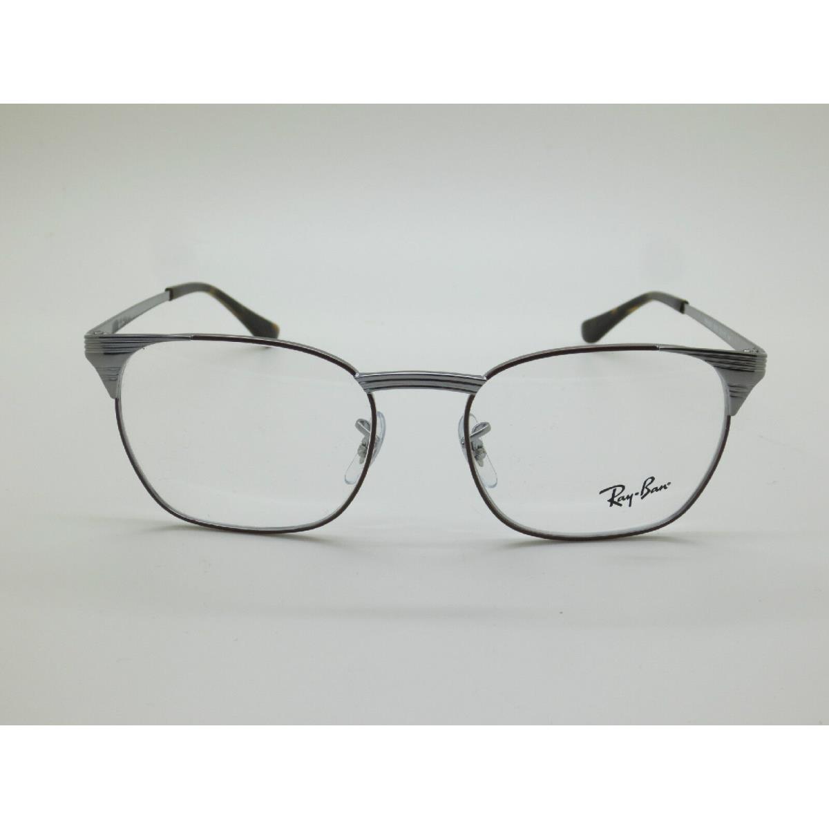 Ray-ban Ray Ban RB 6386 2902 Signet Brown/gunmetal 53mm RX Eyeglasses