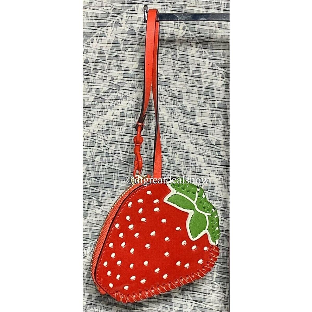 Tory Burch Strawberry Coin Case Key Fob Bag Charm Red - Tory Burch wallet -  190041785544 | Fash Brands