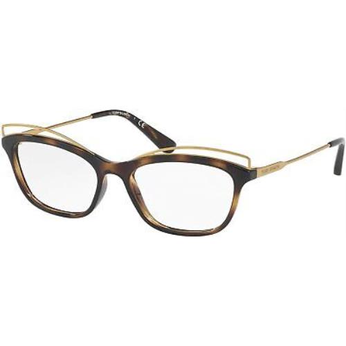 Tory Burch Eyeglasses TY 4004-1519 Dark Tortoise W/gold 51mm