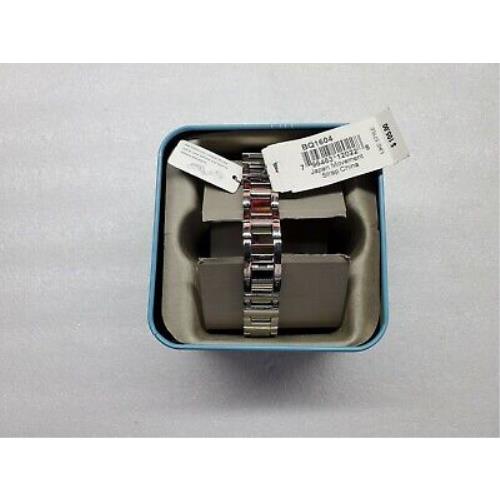 Fossil watch Spectacle - Silver Dial, Silver Band, Silver Bezel 6
