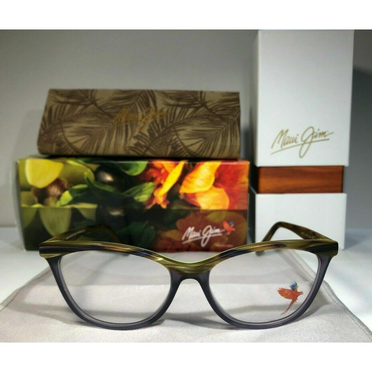 Maui Jim MJO2111-56A Matte Purple Yellow Pearl and Lavender Eyeglasses 52-16-135