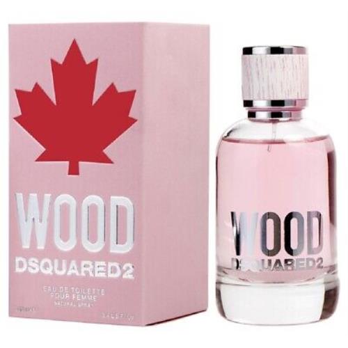 Wood Her Dsquared2 3.4 oz / 100 ml Eau De Toilette Women Perfume Spray