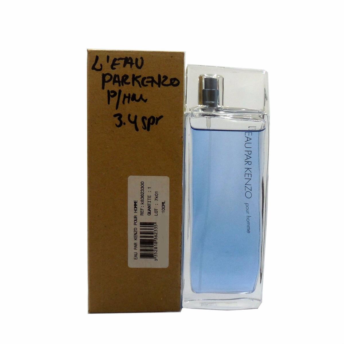 Kenzo L`eau Parkenzo Pour Homme Eau DE Toilette Spray 100 ML/3.4 Oz. T-w/c