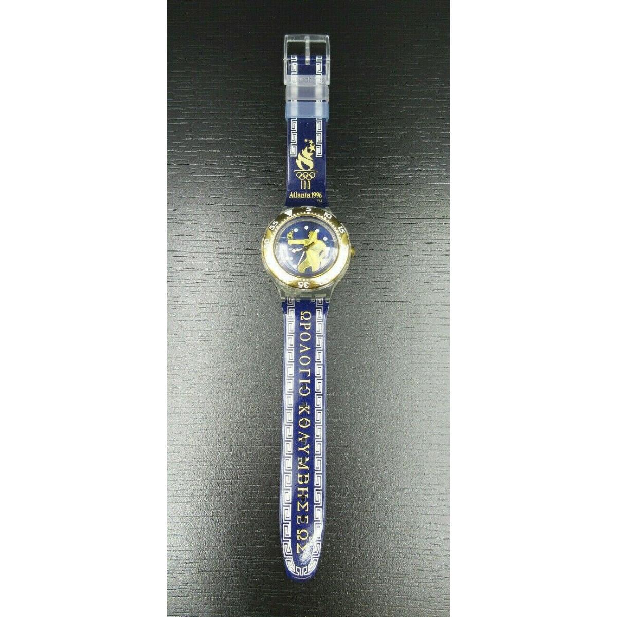 Swatch Atlanta 1996 Olympics Watch Scuba Thalassios SDZ102 Switzerland