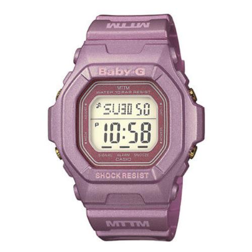 Casio BG5600MOB-4 Women`s Ltd Edition Married to The Mob Mttm Pink Baby G Watch