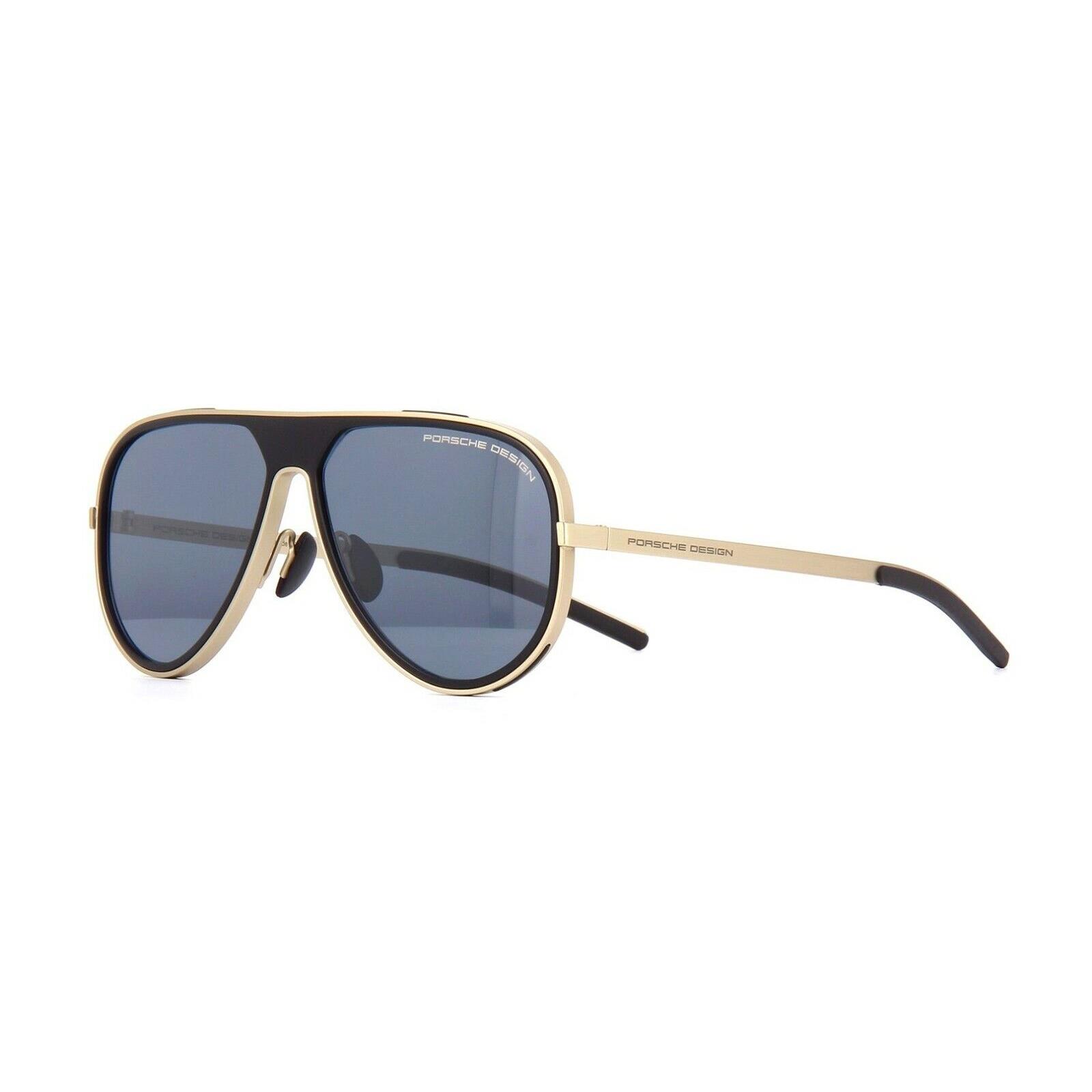 Porsche Design P`8684 Gold Black/grey Blue Mirrored B Sunglasses