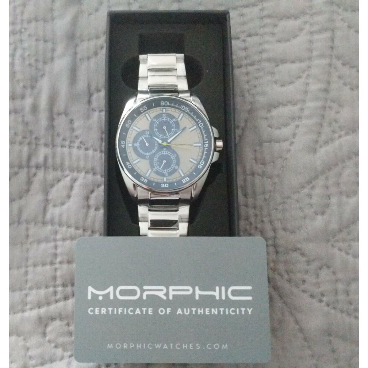 Morphic M92 Grey and Blue Mens` Watch. . See Description and Photos