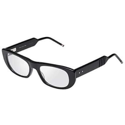 Thom Browne RX Eyeglasses Tbx 417-01 Black W/demo Lens 53mm - Frame: Black