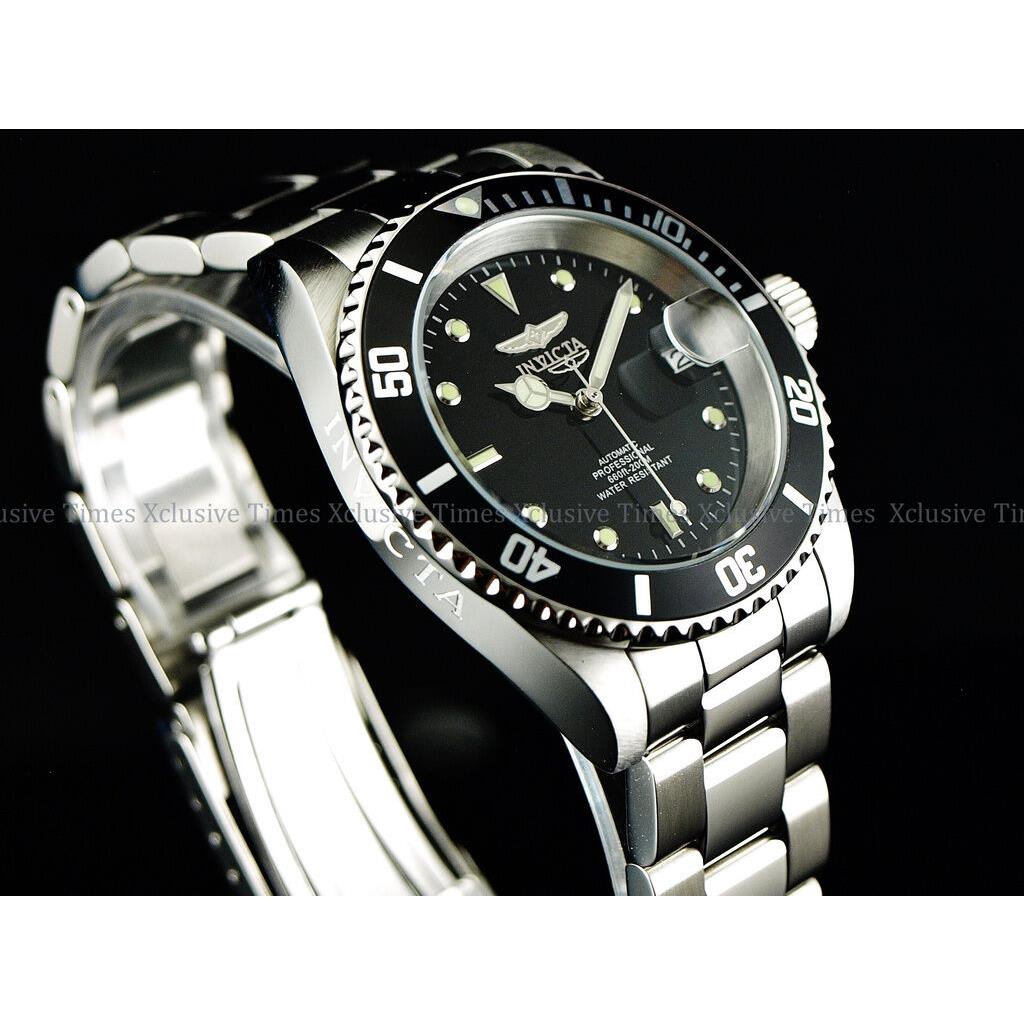 Invicta Men 40mm Coin Edge Pro Diver Automatic NH35 Black Dial SS Watch