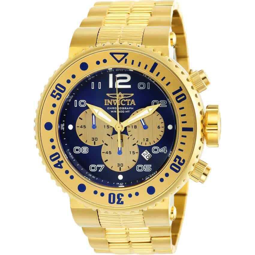 Invicta Pro Diver Chronograph Blue Dial Men`s Watch 25077