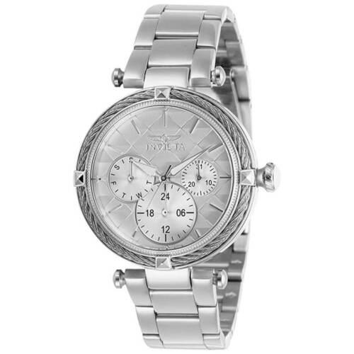 Invicta Women`s Watch Bolt Silver Tone Dial Stainless Steel Bracelet 28955 - Silver Dial, Silver Band