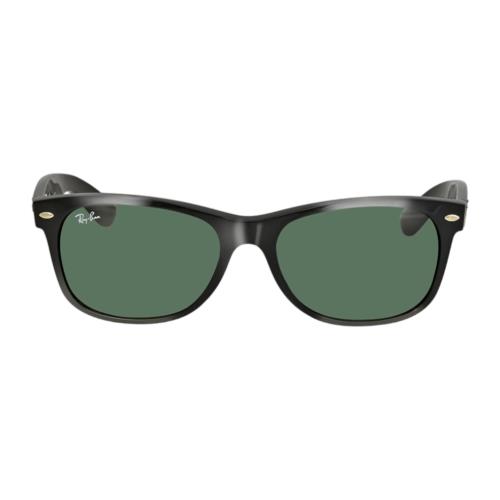Ray-ban Men`s Wayfarer Classic Sunglasses RB2132 901L - Frame: Black, Lens: Green